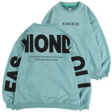 画像1: 【ラストLのみ】KINGSIZE（キングサイズ）“FASHION DOLL CREW SWEAT” (1)