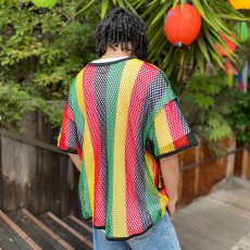 画像9: SPECIAL1 (スペシャル ワン) “STRIPE MARINA TEE -REDxGOLDxGREENxBLACK-” (9)