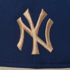 画像5: NEWERA（ニューエラ）“RC 9FIFTY Curved Visor Vintage Nylon ニューヨーク・ヤンキース ネイビー ベージュバイザー” (5)
