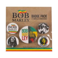 画像1: 【2024.07.03再入荷】BOB MARLEY “BADGE 5pcs / 缶バッジ5個セット” (1)