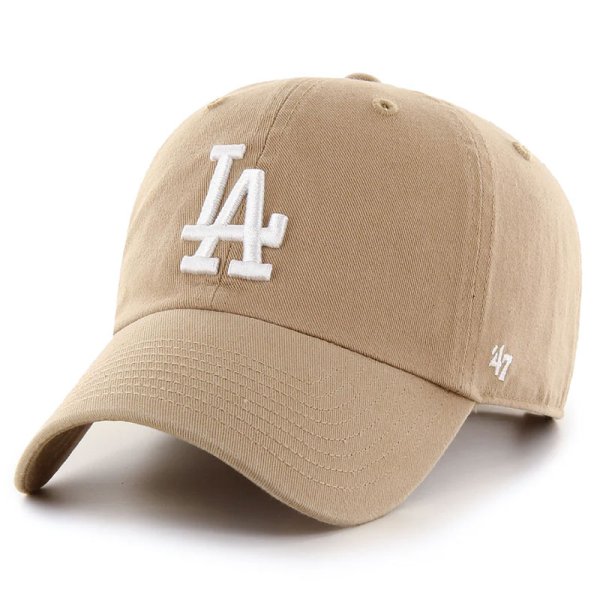 画像1: 【2025.02.13再入荷】'47 (フォーティーセブン) “DODGERS ’47 CLEAN UP KHAKI X WHITE LOGO” (1)