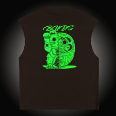 画像12: 【ラストXLのみ】BUDS（バッズ）“MANEKIDARUMA NEON NO SLEEVE TEE” (12)