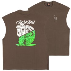 画像1: 【ラストXLのみ】BUDS（バッズ）“MANEKIDARUMA NEON NO SLEEVE TEE” (1)