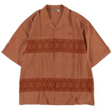 画像1: 【ラストLのみ】PeeTee. (ピーティー) “ETHNIC STITCH SHIRTS” (1)