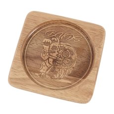 画像1: BUDS（バッズ）“MANEKIDARUMA WOOD COASTER” (1)