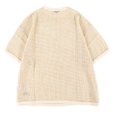 画像2: 【ラストLのみ】PeeTee. (ピーティー) “COTTON MESH TEE” (2)