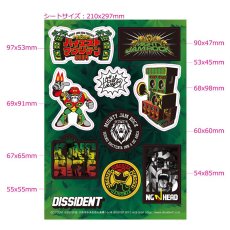 画像3: KINGSIZE（キングサイズ）ｘHiGHEST MOUNTAIN “A4 STICKER SHEET” (3)