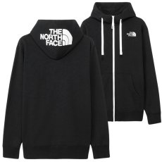 画像1: THE NORTH FACE（ザノースフェイス）“REARVIEW FULL ZIP HOODIE（リアビューフルジップフーディ）ブラック” (1)