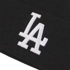 画像3: '47 (フォーティーセブン) “DODGERS RAISED ‘47 CUFF KNIT BLACK” (3)