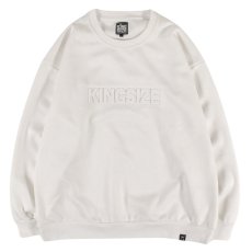 画像2: KINGSIZE（キングサイズ）“KING EMBOSS CREWSWEAT” (2)