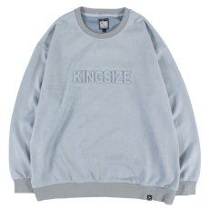 画像2: KINGSIZE（キングサイズ）“KING EMBOSS CREWSWEAT” (2)