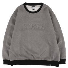 画像2: KINGSIZE（キングサイズ）“KING EMBOSS CREWSWEAT” (2)