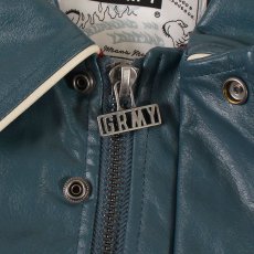 画像6: 【ラストLのみ】GRIMEY / GRMY (グライミー) “DEEPER PU LEATHER JACKET” (6)