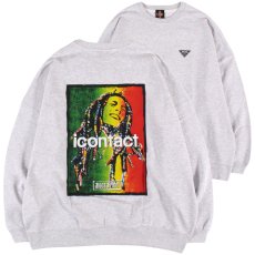 画像1: 【先行予約】BUDS（バッズ）× icontact “ONE LOVE WIDE CREW SWEAT” (1)