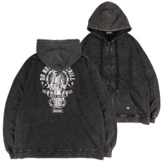 画像2: BUDS（バッズ）“DNC CHEMICAL DAMAGE ZIP HOODIE” (2)