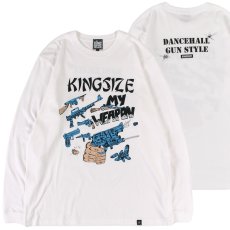 画像1: KINGSIZE（キングサイズ）“DANCEHALL L/S TEE” (1)