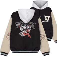 画像2: 【ラストLのみ】GRIMEY / GRMY (グライミー) “DEEPER FLEECE HEAVEYWEIGHT HOODED JACKET” (2)