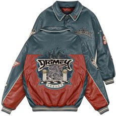 画像2: 【ラストLのみ】GRIMEY / GRMY (グライミー) “DEEPER PU LEATHER JACKET” (2)