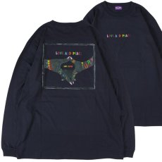 画像1: 【2024.11.06再入荷】PeeTee. (ピーティー) “MULTI COLOR LOVE AND PEACE L/S TEE” (1)