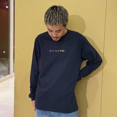 画像9: 【2024.11.06再入荷】PeeTee. (ピーティー) “MULTI COLOR LOVE AND PEACE L/S TEE” (9)