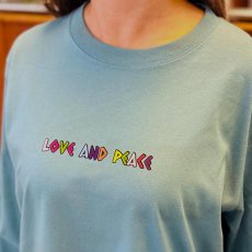 画像11: PeeTee. (ピーティー) “MULTI COLOR LOVE AND PEACE L/S TEE” (11)