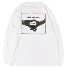 画像3: PeeTee. (ピーティー) “MULTI COLOR LOVE AND PEACE L/S TEE” (3)