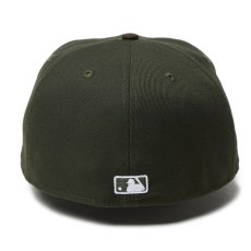 画像3: NEWERA（ニューエラ）“59FIFTY Powered by GORO NAKATSUGAWA（min-nano）オークランド・アスレチックス ダークシーウィード ブラウンバイザー” (3)