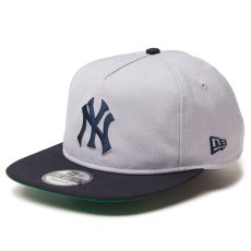 画像2: NEWERA（ニューエラ）“THE GOLFER NEW YORK YANKEES COOPERSTOWN  ニューヨーク・ヤンキース グレー ネイビーバイザー” (2)