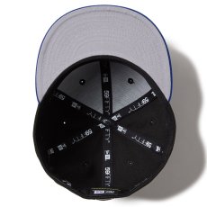 画像4: NEWERA（ニューエラ）“59FIFTY Powered by GORO NAKATSUGAWA（min-nano）ロサンゼルス・ドジャース ブラック ライトロイヤルバイザー” (4)