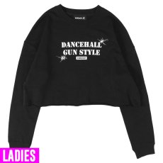 画像1: [レディース] KINGSIZE（キングサイズ）“DANCEHALL W CROPPED CREW” (1)