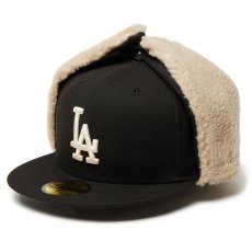 画像2: NEWERA（ニューエラ）“59FIFTY Dog Ear ドッグイヤー ロサンゼルス・ドジャース ブラック” (2)