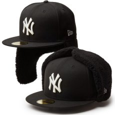 画像1: NEWERA（ニューエラ）“59FIFTY Dog Ear ドッグイヤー ニューヨーク・ヤンキース ブラック” (1)