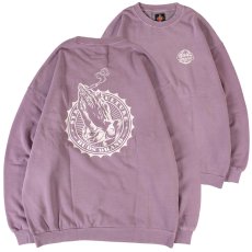 画像1: BUDS（バッズ） “SMOKING HAND PIGMENT CREW SWEAT” (1)