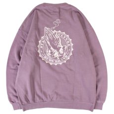 画像3: BUDS（バッズ） “SMOKING HAND PIGMENT CREW SWEAT” (3)