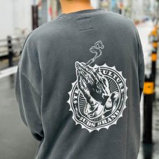 画像13: BUDS（バッズ） “SMOKING HAND PIGMENT CREW SWEAT” (13)