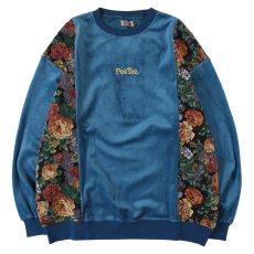 画像1: PeeTee. (ピーティー) “VELOR FLOWER CREW NECK” (1)