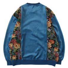 画像2: PeeTee. (ピーティー) “VELOR FLOWER CREW NECK” (2)