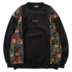 画像1: PeeTee. (ピーティー) “VELOR FLOWER CREW NECK” (1)