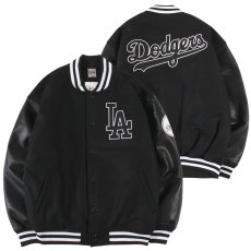 画像1: FANATICS (ファナティクス) “MLB LOS ANGELS DODGERS MELTON STUDIAM JACKET (ML2324FW0006)” (1)