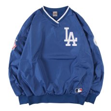 画像2: FANATICS (ファナティクス) “MLB 裏メッシュVネックナイロンプルオーバージャケット (ML2324FW0007)” (2)