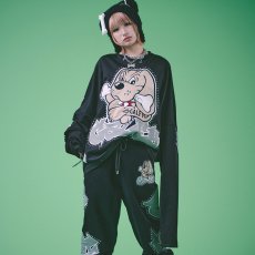 画像12: GALFY(ガルフィー) “ギャル男BIGロゴ大萌袖ロンTee” (12)