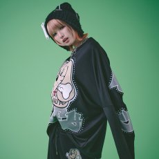 画像11: GALFY(ガルフィー) “ギャル男BIGロゴ大萌袖ロンTee” (11)