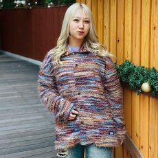 画像11: PeeTee. (ピーティー) “MOHAIR LIKE MULTI COLOR L/S SHIRTS” (11)