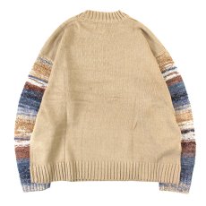 画像2: PeeTee. (ピーティー) “GRADATION SLEEVE CREW KNIT” (2)