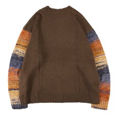 画像2: PeeTee. (ピーティー) “GRADATION SLEEVE CREW KNIT” (2)