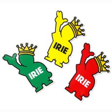 画像1: IRIE by irielife(アイリー バイ アイリーライフ) “POW KING WATERPROOF STICKER” (1)