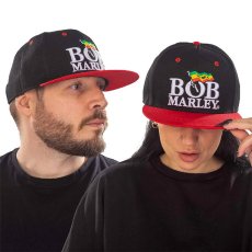 画像8: BOB MARLEY LOGO CAP -ボブ・マーリー ロゴキャップ- (8)