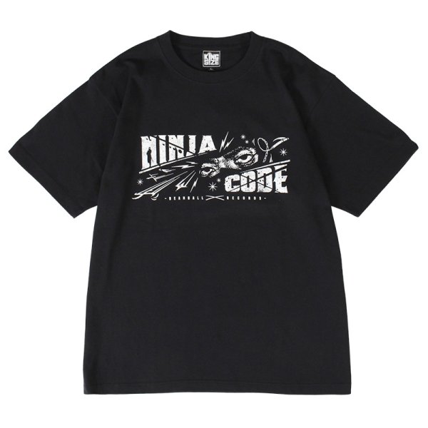 画像1: KINGSIZE（キングサイズ）× BEAN BALL RECORDS “NINJA CODE TEE” (1)