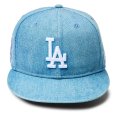 画像3: NEWERA（ニューエラ）“59FIFTY Denim ロサンゼルス・ドジャース ワールドシリーズサイドパッチ ウォッシュドデニム” (3)