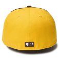 画像3: NEWERA（ニューエラ）“59FIFTY MLB Taping サンディエゴ・パドレス Aゴールド バーントウッドバイザー” (3)